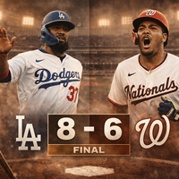 Dodgers vencen 8-6 a Nationals: Teoscar Hernández y James Wood brillan en duelo ofensivo
