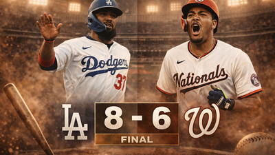 Dodgers vencen 8-6 a Nationals: Teoscar Hernández y James Wood brillan en duelo ofensivo