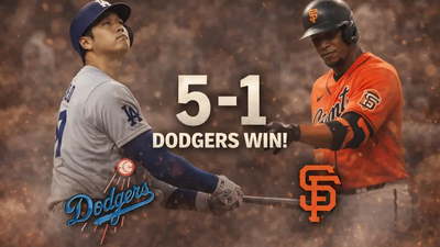 Dodgers vencen 5-1 a Giants con dominio de Ohtani en Arizona