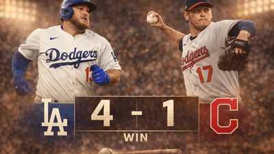 Ohtani domina sin piedad y Dodgers vencen 4-1 a Guardians en Los Ángeles