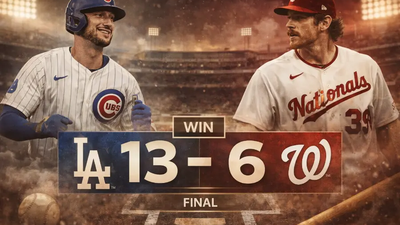 Dodgers aplastan 13-6 a Nationals con exhibición ofensiva en Washington