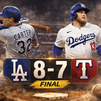 Dodgers vencen 8-7 a Rangers: noche histórica de Max Muncy en Dodger Stadium