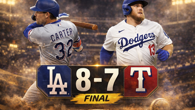 Dodgers vencen 8-7 a Rangers: noche histórica de Max Muncy en Dodger Stadium