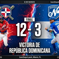 República Dominicana despierta y aplasta 12-3 a Nicaragua en el Clásico Mundial