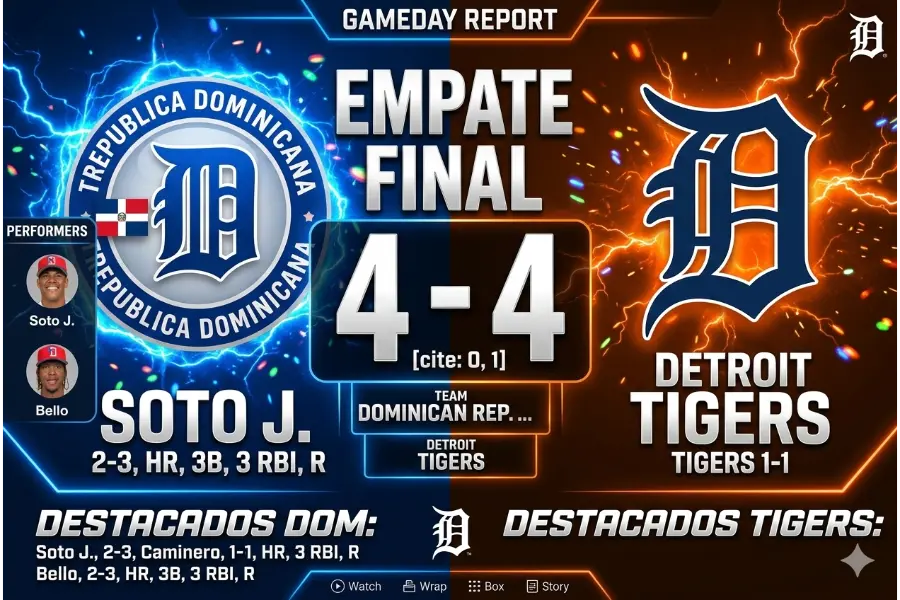 Dom vs Tigers 4-3-26