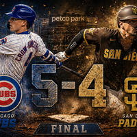Cubs vencen 5-4 a Padres en San Diego: Crow-Armstrong decide en duelo vibrante
