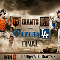 Giants blanquean 3-0 a Dodgers: Tyler Mahle y Patrick Bailey sentencian el Clásico del Oeste
