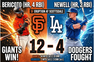 Giants vs Dodgers 27-2-26
