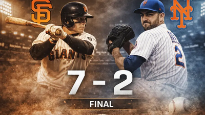 San Francisco Giants vencen 7-2 a Mets: dominio total en Oracle Park
