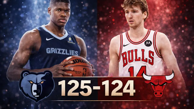 Memphis Grizzlies superan a Bulls 125-124 en un thriller en el FedExForum