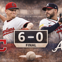 Guardians blanquean a Braves 6-0: dominio total en Truist Park con gran labor de pitcheo