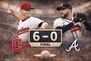 Guardians shut out Braves 6-0