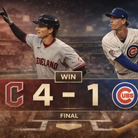 Guardians derrotan 4-1 a Cubs con jonrón decisivo de DeLauter en Cleveland