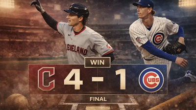 Guardians derrotan 4-1 a Cubs con jonrón decisivo de DeLauter en Cleveland