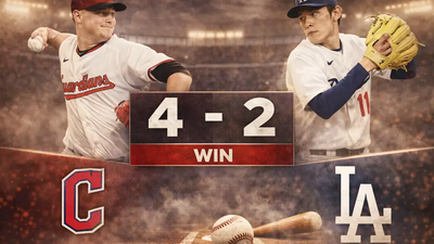 Cleveland Guardians derrotan 4-2 a Los Angeles Dodgers con dominio de Parker Messick