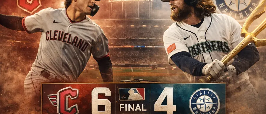 Guardians sorprenden a Mariners 6-4 en Opening Day con debut histórico de DeLauter