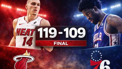 Miami Heat derrotan 119-109 a Philadelphia 76ers con un cierre dominante liderado por Tyler Herro