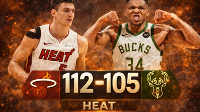 Heat vencen 112-105 a Bucks en Miami con noche histórica de Pelle Larsson