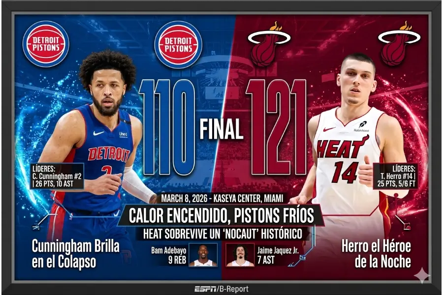 Heats vs Pistons 8-3-26