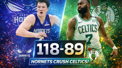 Hornets humillan a los Celtics en Boston y extienden su racha a seis victorias