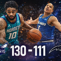 Hornets vencen 130-111 a Magic con exhibición ofensiva en Charlotte