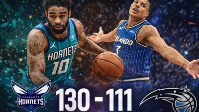 Hornets vencen 130-111 a Magic con exhibición ofensiva en Charlotte
