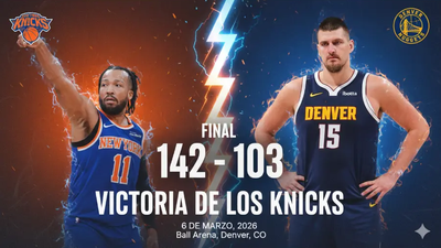 Knicks humillan a Nuggets 142-103 en Denver con una exhibición ofensiva