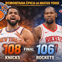 Knicks remontan 18 puntos y vencen 108-106 a los Rockets en el Madison Square Garden