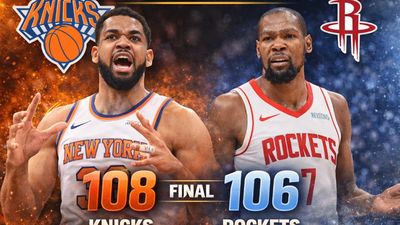 Knicks remontan 18 puntos y vencen 108-106 a los Rockets en el Madison Square Garden
