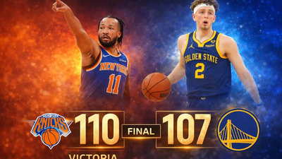 Knicks remontan y vencen 110-107 a Warriors en un emocionante duelo en el Madison Square Garden