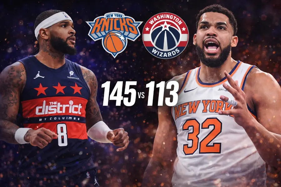 Knicks vs Wizards 22-3-26