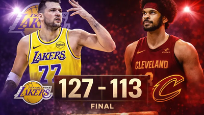 Luka Dončić desata show en Los Ángeles: Lakers aplastan a Cavaliers 127-113
