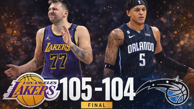 Lakers vencen 105-104 al Magic: Luka Doncic define un final de película