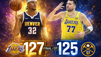 Lakers derrotan 127-125 a Nuggets en prórroga en el Crypto.com Arena