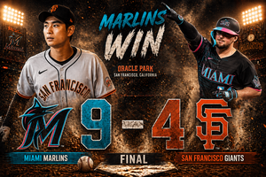 Marlins claim victory at Oracle Park