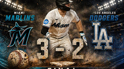 Marlins vencen 3-2 a Dodgers en Los Ángeles: Hicks decide en duelo cerrado