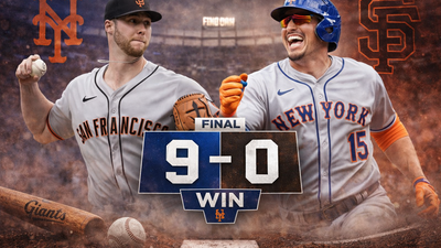 Mets derrotan 9-0 a Giants con dominio total en San Francisco