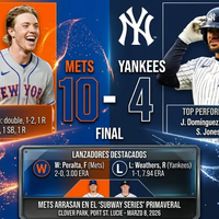 Vendaval en Port St. Lucie: Los Mets arrollan a los Yankees en el Clásico de la Toronja