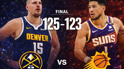Nuggets vencen a Suns 125-123 con triple-doble de Jokic