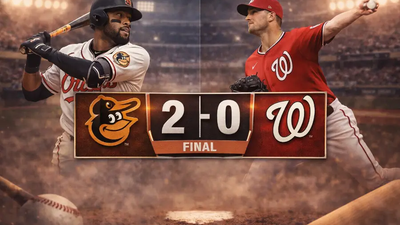 Orioles vencen 2-0 a Nationals con pitcheo dominante y jonrón clave