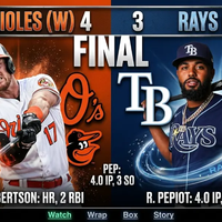 Orioles vencen 4-3 a Rays en Port Charlotte con cuadrangular decisivo de Will Robertson
