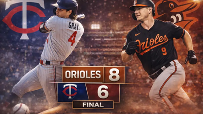 Orioles remontan y vencen 8-6 a Twins en un duelo épico en Camden Yards
