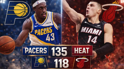 Pacers vencen 135-118 a Heat: Pascal Siakam lidera una exhibición ofensiva en Indiana