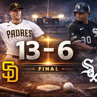 Padres vencen 13-6 a White Sox con rally histórico en Peoria