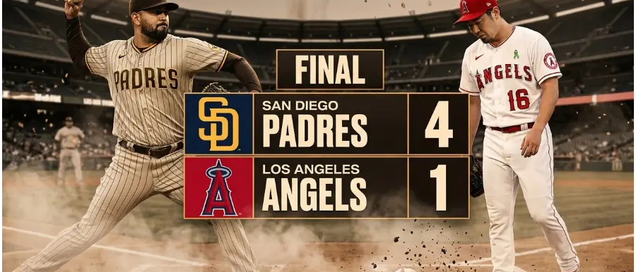 Dominio en el Diamante: San Diego Padres imponen su ley 4-1 ante los Angels