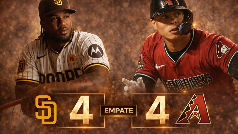 Padres reaccionan tarde y empatan 4-4 con Diamondbacks en Salt River Fields