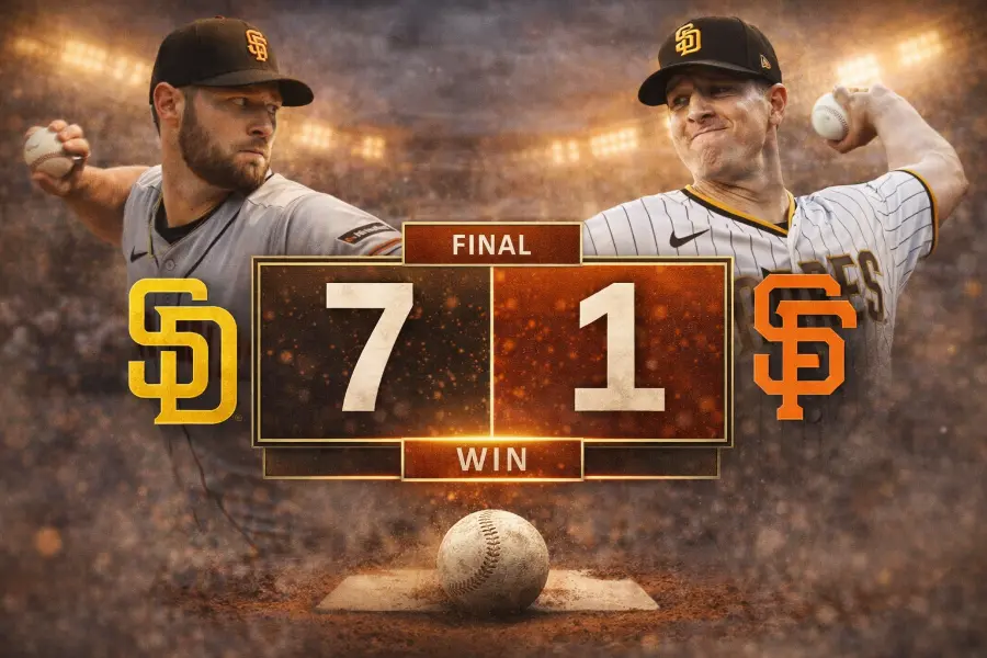 Padres vs Giants 1-4-26