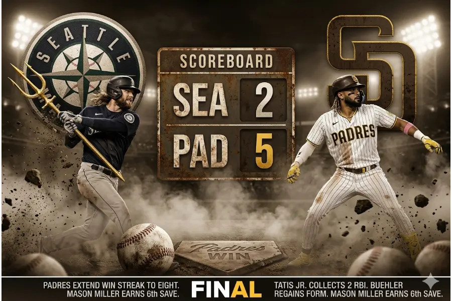 Padres vs Mariners 16-4-26