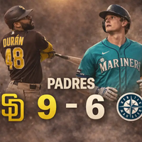 Padres remontan ante Mariners y ganan 9-6 en un festival de jonrones