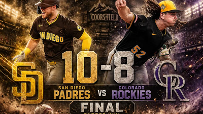 Padres vencen 10-8 a Rockies en Coors Field: rally explosivo y noche estelar de Moniak